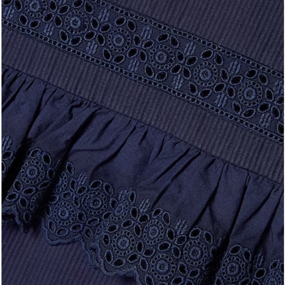 Doen NWT Minore Navy Mini Dress Size Medium NEW Fall Dress - Picture 4 of 7